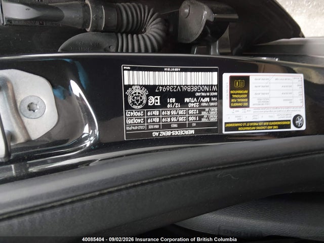 Aukcja sprzedaży 2020 Mercedes-benz Glc 300 4matic, vin: W1N0G8EB6LV236947, numer aukcji: 40085404