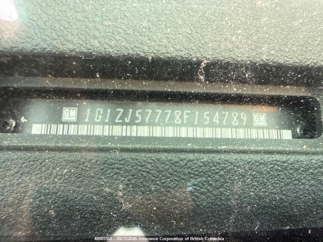 Auction sale of the 2008 Chevrolet Malibu, vin: 1G1ZJ57778F154789, lot number: 40085560