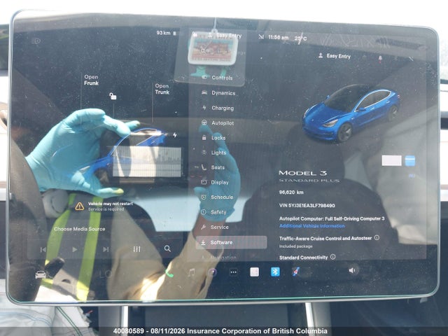 Продаж на аукціоні авто 2020 Tesla Model 3, vin: 5YJ3E1EA3LF798490, номер лоту: 40080589
