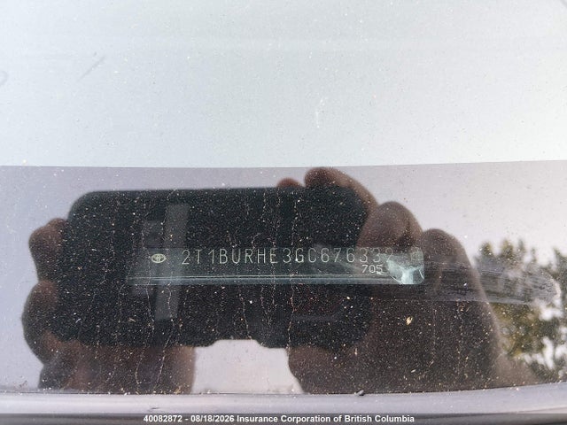 40082872 :رقم المزاد ، 2T1BURHE3GC676332 vin ، 2016 Toyota Corolla L/le/le Pls/prm/s/s Pls مزاد بيع