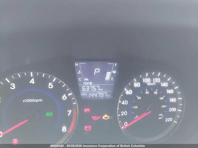 Aukcja sprzedaży 2013 Hyundai Accent Gls/se, vin: KMHCU5AE3DU120538, numer aukcji: 40085430