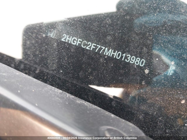 Honda CIVIC EX 2021 2HGFC2F77MH013980 Image 20