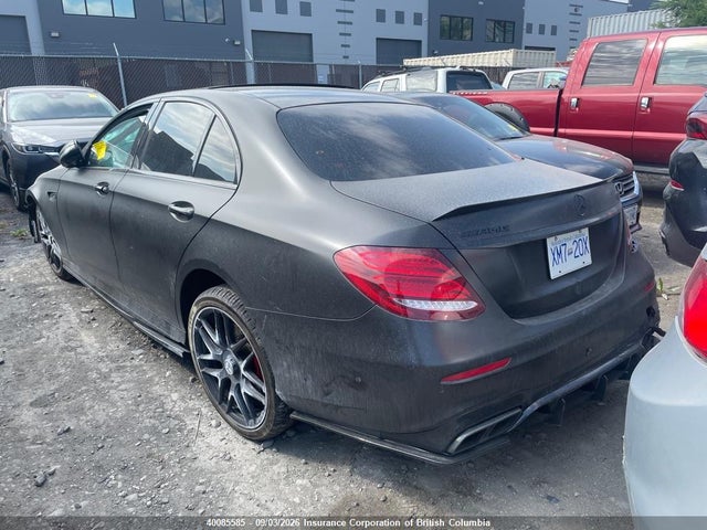 2018 Mercedes-benz E 63 Amg-s მანქანა იყიდება აუქციონზე, vin: WDDZF8KB8JA357172, აუქციონის ნომერი: 40085585