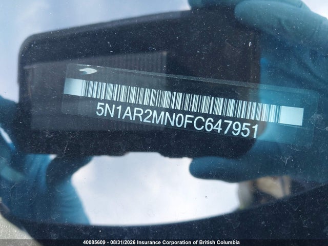 5N1AR2MN0FC647951 Nissan Pathfinder S