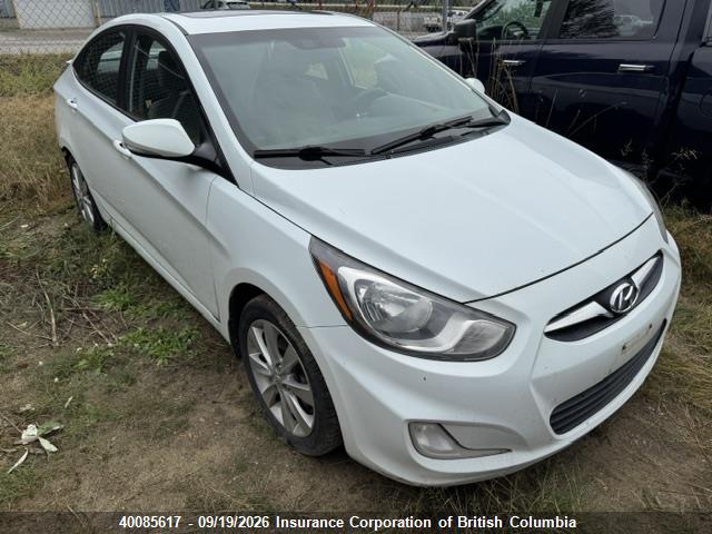 40085617 :رقم المزاد ، KMHCU4AE9CU258965 vin ، 2012 Hyundai Accent Gls مزاد بيع
