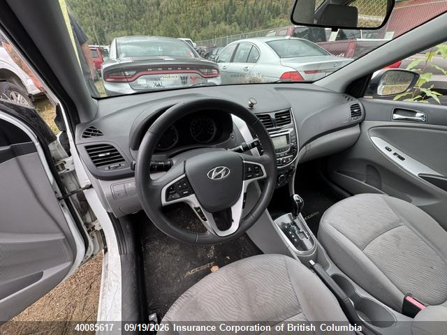 Продаж на аукціоні авто 2012 Hyundai Accent Gls, vin: KMHCU4AE9CU258965, номер лоту: 40085617