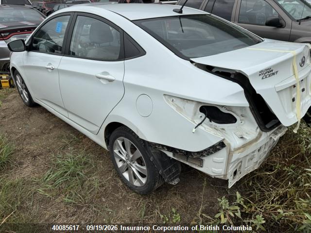 Продаж на аукціоні авто 2012 Hyundai Accent Gls, vin: KMHCU4AE9CU258965, номер лоту: 40085617