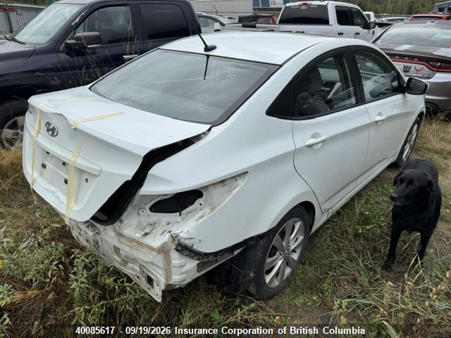 Продаж на аукціоні авто 2012 Hyundai Accent Gls, vin: KMHCU4AE9CU258965, номер лоту: 40085617