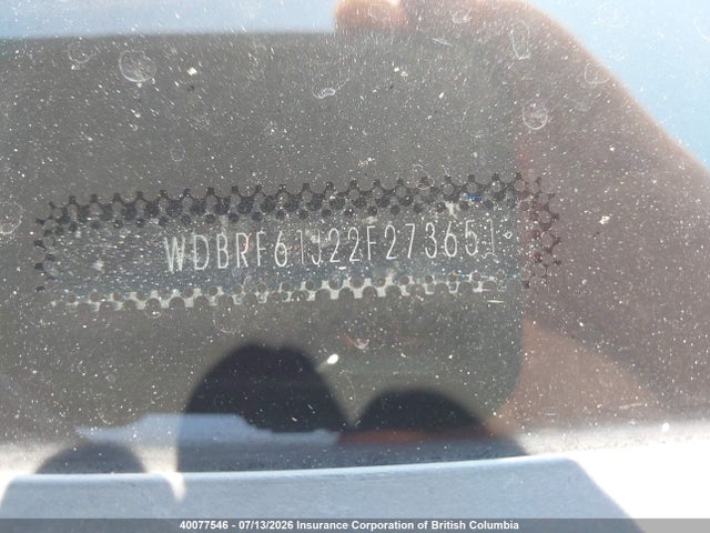 2002 Mercedes-benz C 240 მანქანა იყიდება აუქციონზე, vin: WDBRF61J22F273651, აუქციონის ნომერი: 40077546