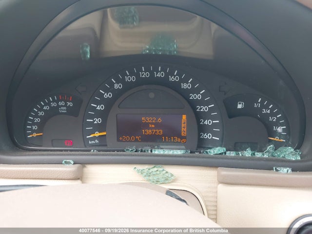 2002 Mercedes-benz C 240 მანქანა იყიდება აუქციონზე, vin: WDBRF61J22F273651, აუქციონის ნომერი: 40077546