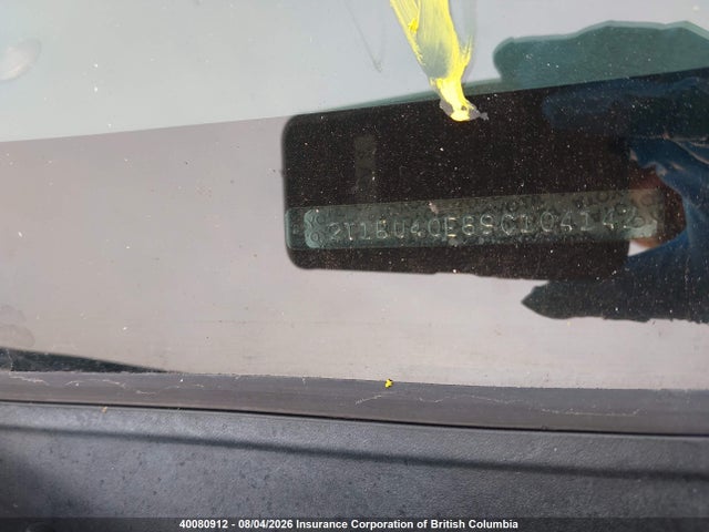 40080912 :رقم المزاد ، 2T1BU40E89C104142 vin ، 2009 Toyota Corolla S/le/xle مزاد بيع