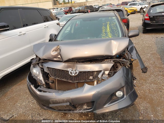 40080912 :رقم المزاد ، 2T1BU40E89C104142 vin ، 2009 Toyota Corolla S/le/xle مزاد بيع