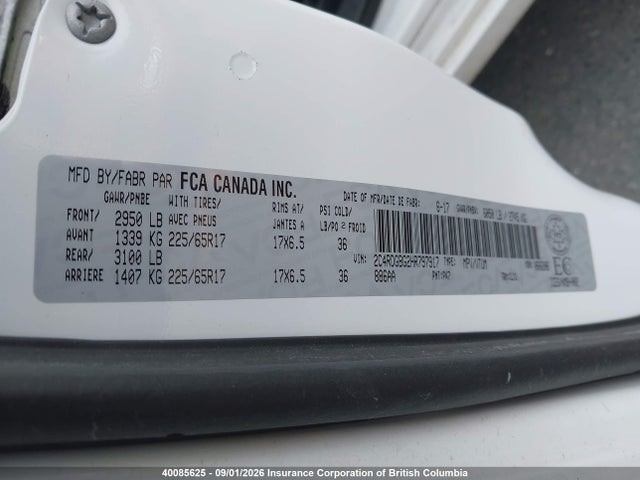 2C4RDGBG2HR797917 Dodge Grand Caravan Se