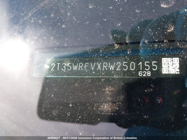 2T35WRFVXRW250155 Toyota RAV4