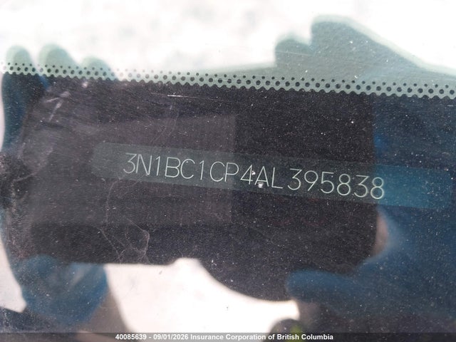 Продаж на аукціоні авто 2010 Nissan Versa, vin: 3N1BC1CP4AL395838, номер лоту: 40085639