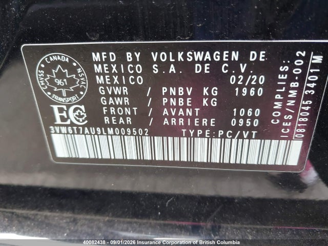 3VW6T7AU9LM009502 Volkswagen Gti S/se/autobahn