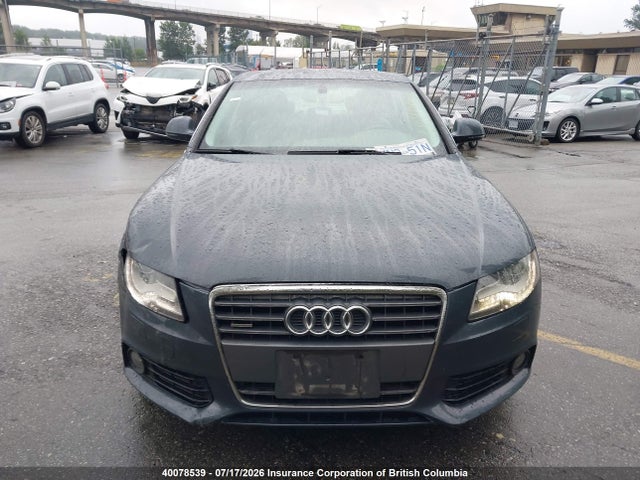 40078539 :رقم المزاد ، WAULF68K89N027562 vin ، 2009 Audi A4 2.0t Quattro مزاد بيع