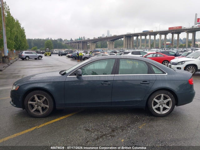 40078539 :رقم المزاد ، WAULF68K89N027562 vin ، 2009 Audi A4 2.0t Quattro مزاد بيع