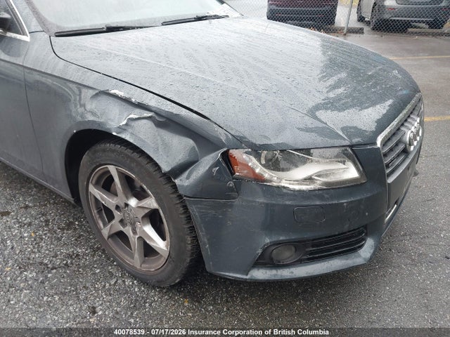 40078539 :رقم المزاد ، WAULF68K89N027562 vin ، 2009 Audi A4 2.0t Quattro مزاد بيع