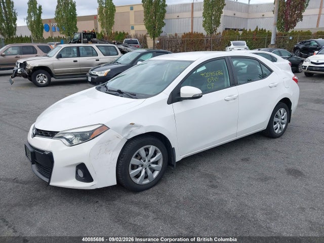 2T1BURHE5EC161734 Toyota Corolla L/le/le Pls/prm/s/s Pls