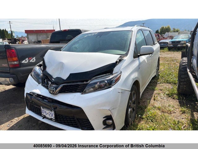 40085690 :رقم المزاد ، 5TDEZ3DC4KS216483 vin ، 2019 Toyota Sienna Se/se Premium مزاد بيع