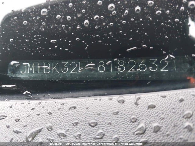 Aukcja sprzedaży 2008 Mazda Mazda3 Gs/gx, vin: JM1BK32F181826321, numer aukcji: 40085691