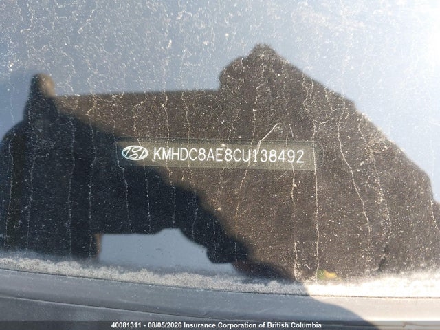 40081311 :رقم المزاد ، KMHDC8AE8CU138492 vin ، 2012 Hyundai Elantra Touring Gls/se مزاد بيع
