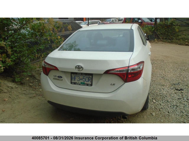 Auction sale of the 2016 Toyota Corolla L/le/le Pls/prm/s/s Pls, vin: 2T1BURHE5GC651416, lot number: 40085701
