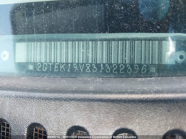 40085712 :رقم المزاد ، 2GTEK19V831322396 vin ، 2003 Gmc Sierra 1500 Sl/sle مزاد بيع