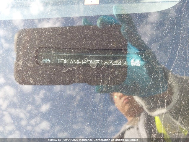 JTDKAMFP2M3163447 Toyota Prius