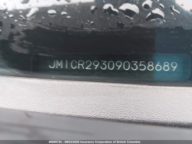 40085724 :رقم المزاد ، JM1CR293090358689 vin ، 2009 Mazda 5 مزاد بيع