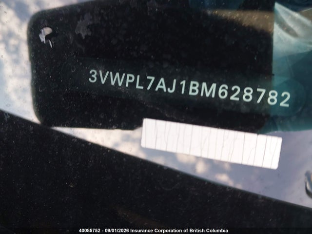 Aukcja sprzedaży 2011 Volkswagen Golf, vin: 3VWPL7AJ1BM628782, numer aukcji: 40085752