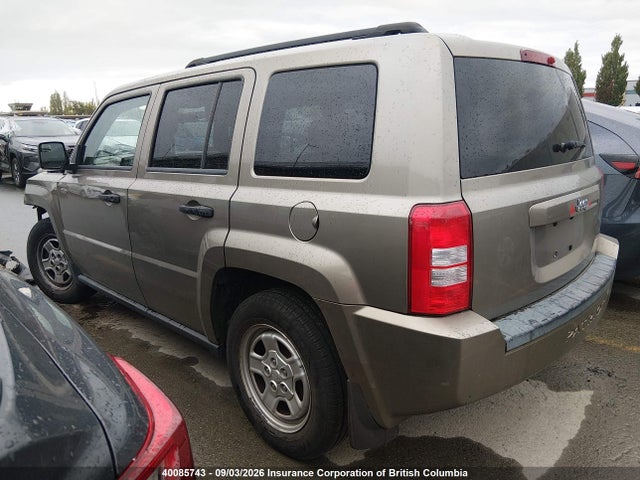 40085743 :رقم المزاد ، 1J8FT28048D658340 vin ، 2008 Jeep Patriot Sport مزاد بيع