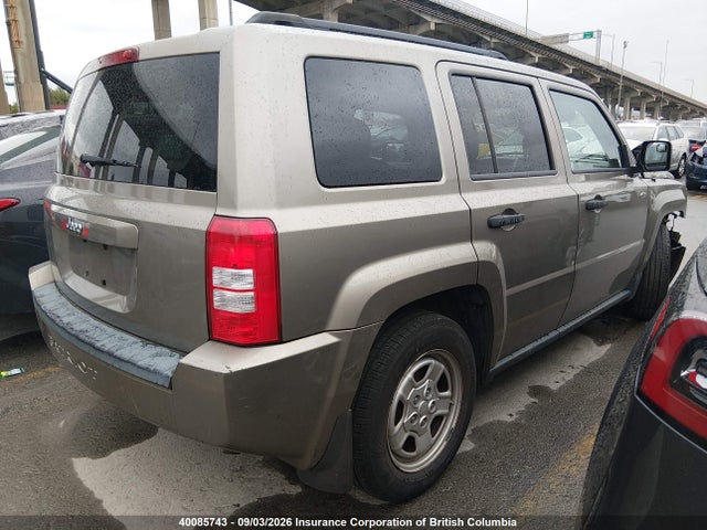 40085743 :رقم المزاد ، 1J8FT28048D658340 vin ، 2008 Jeep Patriot Sport مزاد بيع