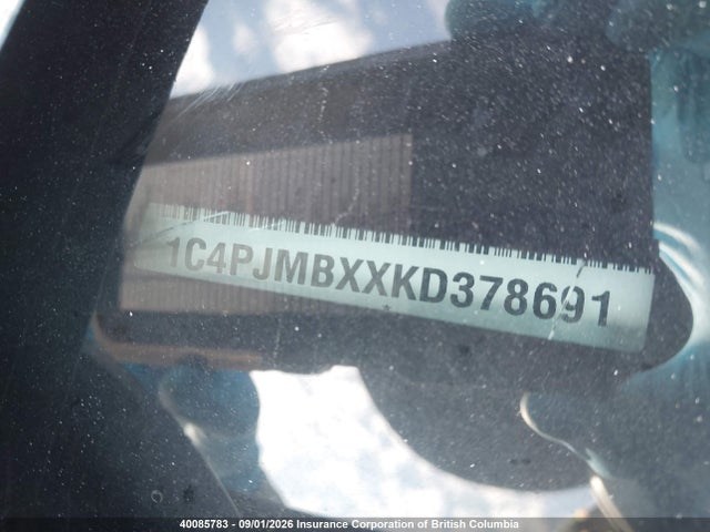 1C4PJMBXXKD378691 Jeep Cherokee Trailhawk