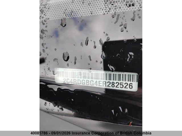 2C4RDGBG4ER282526 Dodge Grand Caravan Se