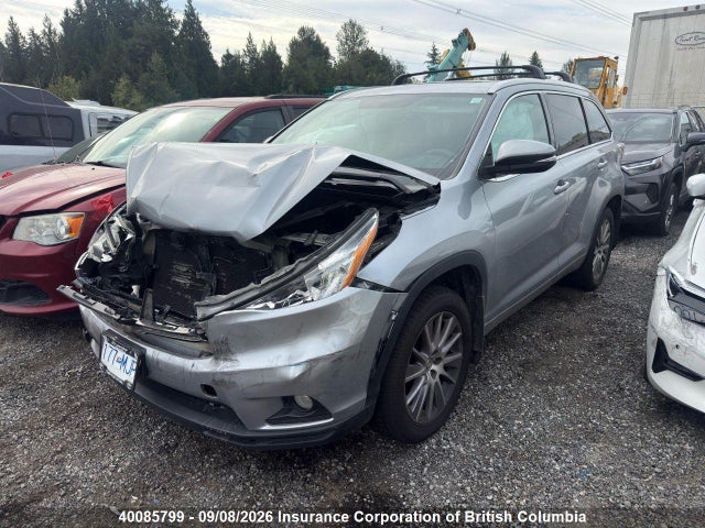 Toyota Highlander Xle 2014 5TDJKRFH1ES039779 Image 2