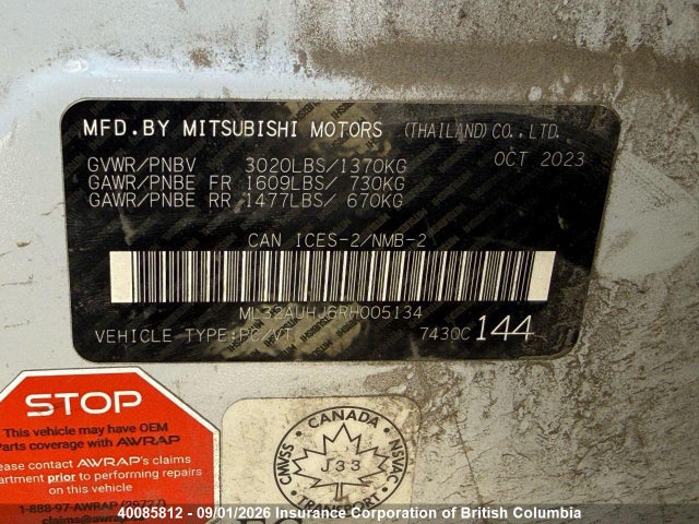 Mitsubishi Mirage Es/le 2024 ML32AUHJ6RH005134 Image 12