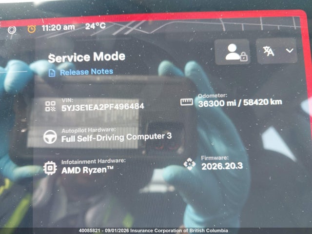Tesla MODEL 3 2023 5YJ3E1EA2PF496484 Image 16