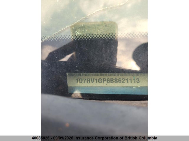40085826 :رقم المزاد ، 1D7RV1GP6BS621113 vin ، 2011 Dodge Ram 1500 مزاد بيع