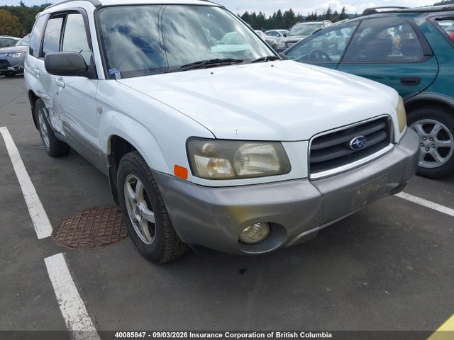 40085847 :رقم المزاد ، SG5044323 vin ، 2003 Subaru Forester X20 مزاد بيع