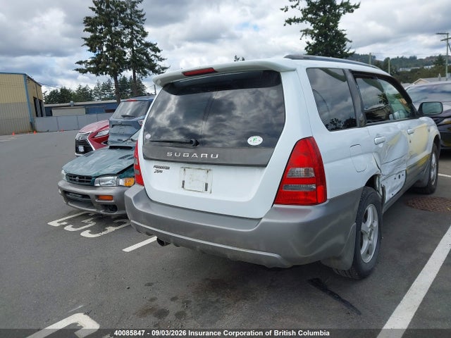 40085847 :رقم المزاد ، SG5044323 vin ، 2003 Subaru Forester X20 مزاد بيع