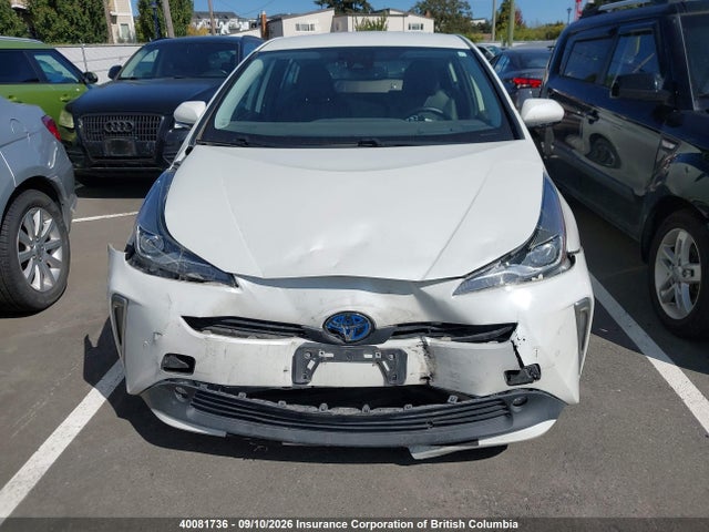 40081736 :رقم المزاد ، JTDL9RFU3L3018612 vin ، 2020 Toyota Prius Le/xle مزاد بيع