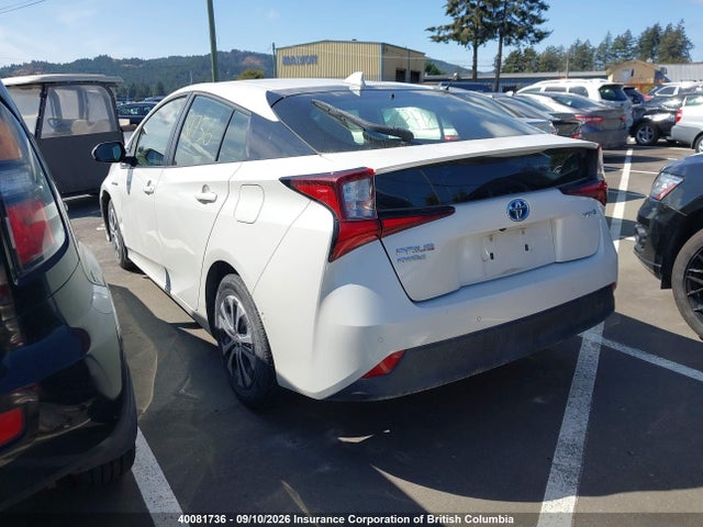 40081736 :رقم المزاد ، JTDL9RFU3L3018612 vin ، 2020 Toyota Prius Le/xle مزاد بيع