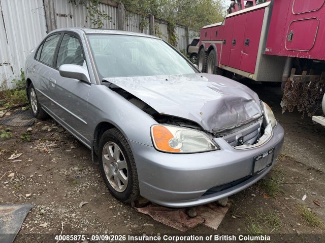 2003 Honda Civic მანქანა იყიდება აუქციონზე, vin: 2HGES16863H927444, აუქციონის ნომერი: 40085875
