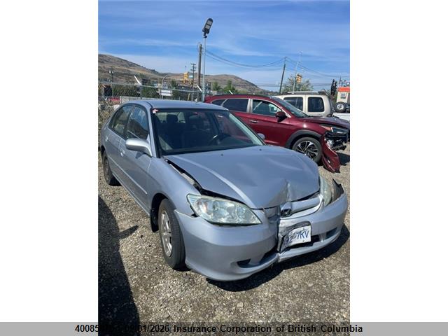 Aukcja sprzedaży 2004 Honda Civic, vin: 2HGES16664H905606, numer aukcji: 40085879