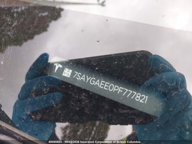 Продажа на аукционе авто 2023 Tesla Model Y, vin: 7SAYGAEE0PF777821, номер лота: 40085883