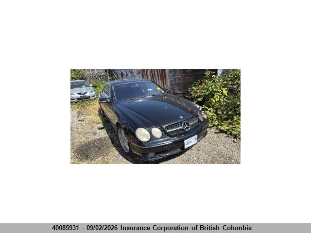 2002 Mercedes-benz Cl 500 მანქანა იყიდება აუქციონზე, vin: WDBPJ75J02A029290, აუქციონის ნომერი: 40085931