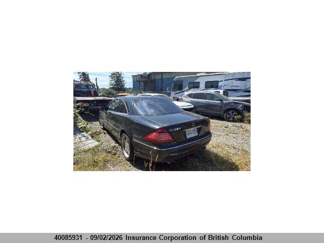2002 Mercedes-benz Cl 500 მანქანა იყიდება აუქციონზე, vin: WDBPJ75J02A029290, აუქციონის ნომერი: 40085931