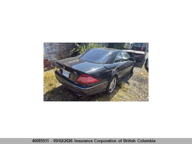 2002 Mercedes-benz Cl 500 მანქანა იყიდება აუქციონზე, vin: WDBPJ75J02A029290, აუქციონის ნომერი: 40085931